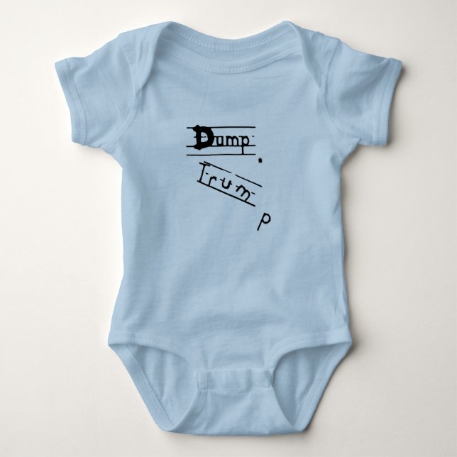 Anti-Trump Baby Clothes Baby Bodysuit (Front)