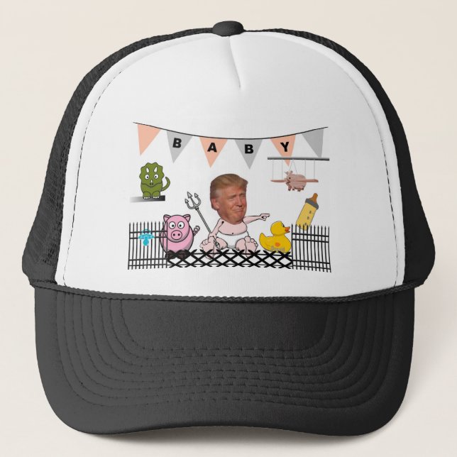 Anti Trump / Baby, Trucker Hat (Front)