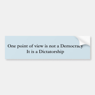 anti Trump bumper sticker