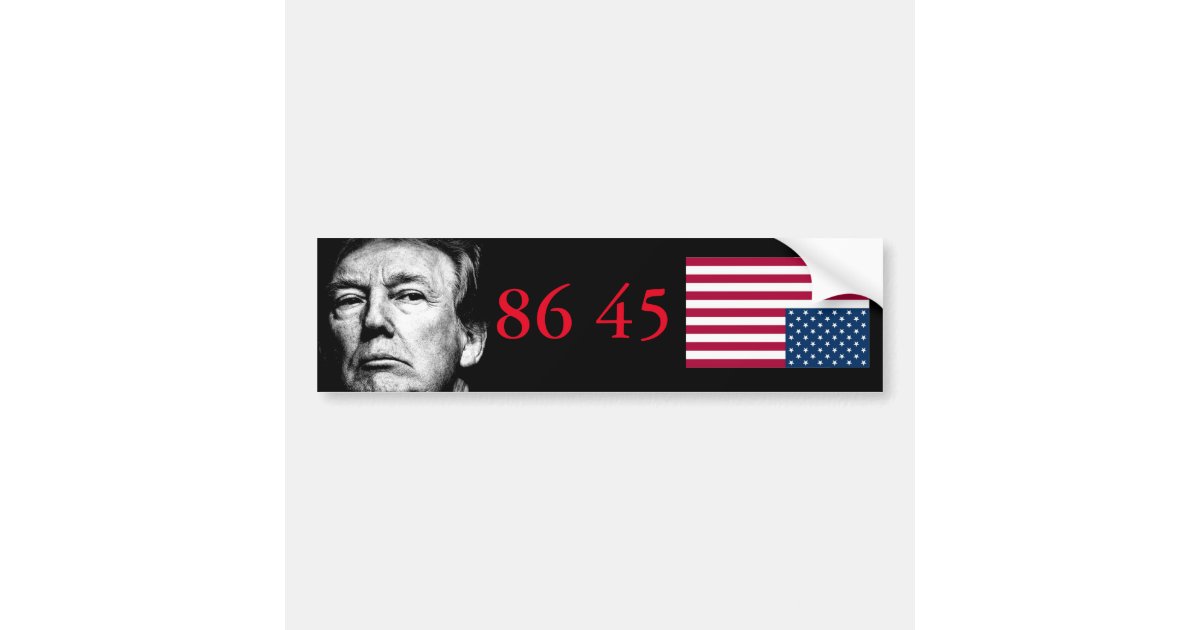 Anti Trump Bumper Sticker | Zazzle