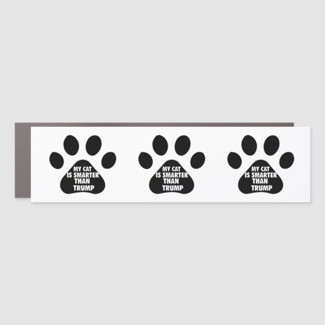 Anti Trump Classic Bumper Sticker Car Magnet (Front)