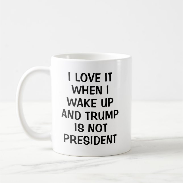 Anti Trump Coffee Mug (Left)