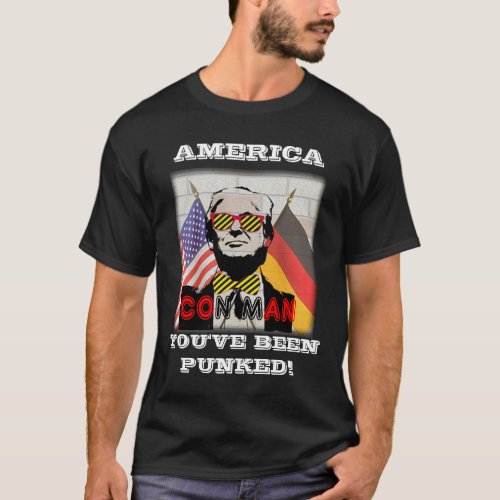 Anti_Trump Con Man Russia Puppet T_shirt