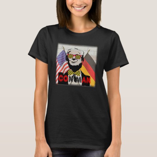 Anti-Trump Con Man Russia Puppet T-shirt Anti_Trump Con Man Russia Puppet T_shirt