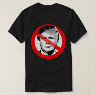 Anti Trump Crossed Out Face T-Shirt