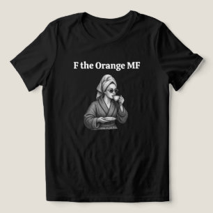 Anti Trump Feminist Coffee Lover Funny Liberal Mom Tri-Blend Shirt