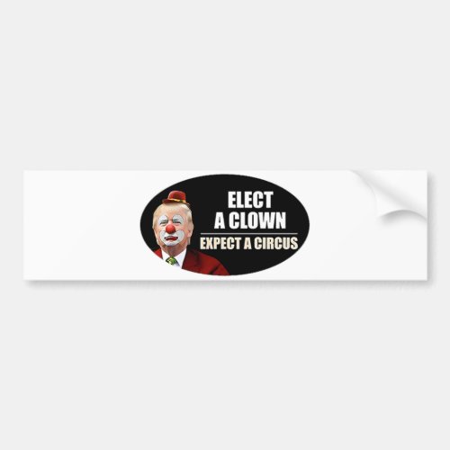 Anti Trump Flag Bumper Sticker