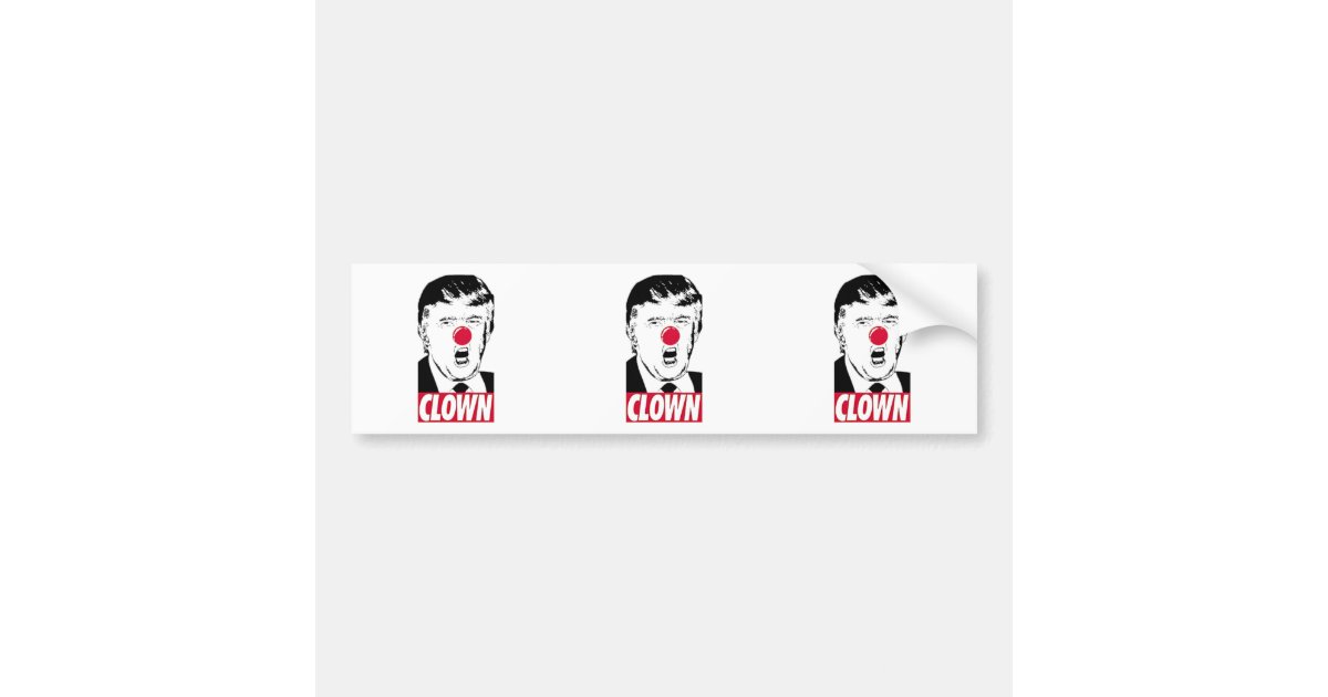 Anti Trump Funny Bumper Sticker | Zazzle