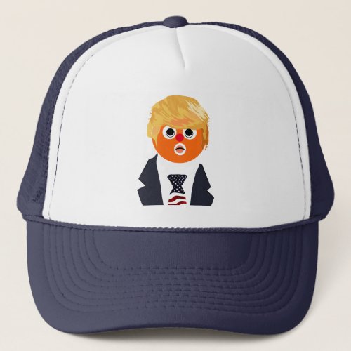 Anti_Trump funny clown suite Trucker Hat