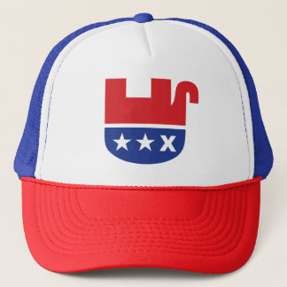Anti Trump GOP Republican Dead Elephant Trucker Hat