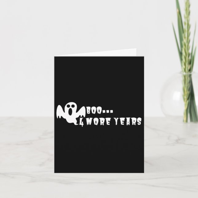 Anti Trump Halloween  Card (Front)