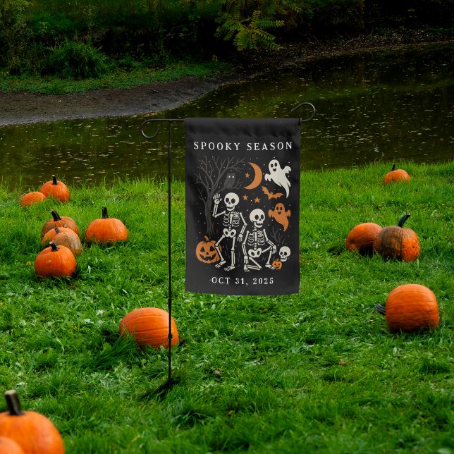 Anti Trump Halloween Skeleton FDT Trump Halloween Garden Flag (Creator Uploaded)