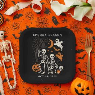 Anti Trump Halloween Skeleton FDT Trump Halloween Paper Plates
