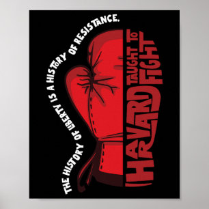 Anti-trump Harvard Political Protest  Poster