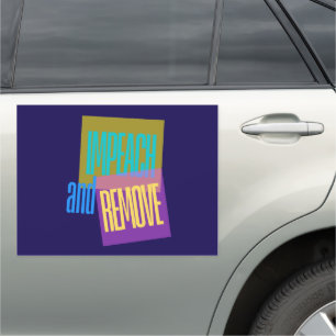 Anti Trump Impeach & Remove Car Magnet