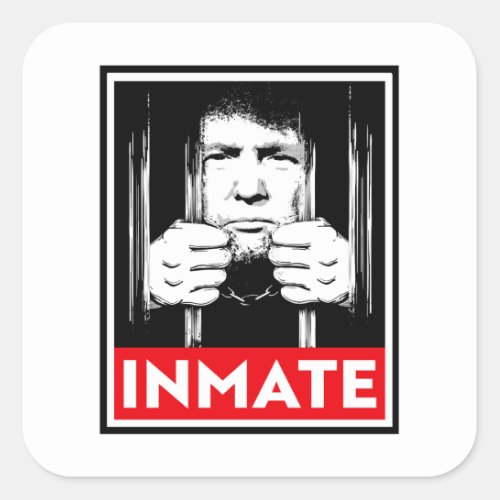 Anti_Trump Inmate Square Sticker
