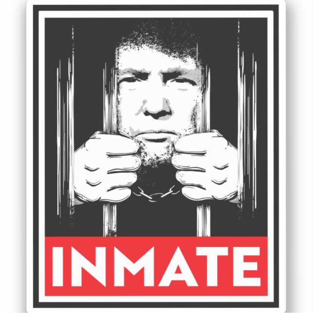 Anti-Trump Inmate Sticker (Front)