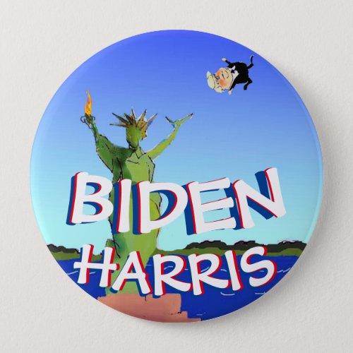 Anti Trump Joe Biden Harris Vote Democrat 2020 Button