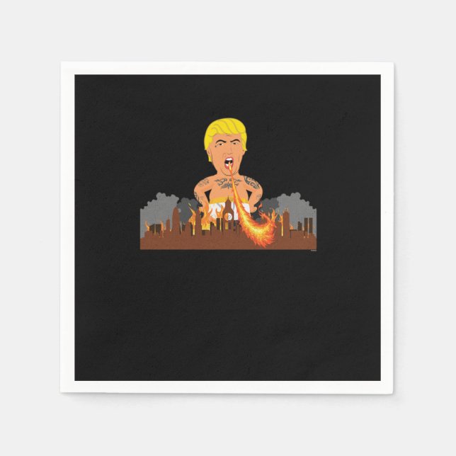 Anti Trump Liberty Political Communism Activist Im Napkins (Front)