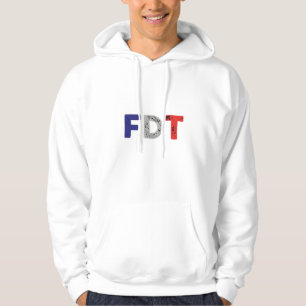 Anti Trump Maga FDT Resist Democracy Retro Hoodie