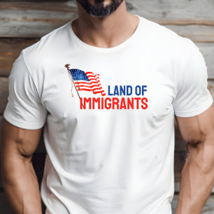 Anti-Trump merch protest flag blue red T-Shirt