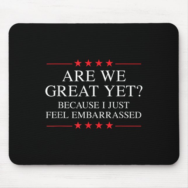 Anti Trump Merchandise For Liberals &amp; Progress Mouse Pad (Front)