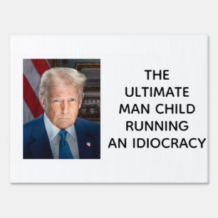 Anti-Trump Message Sign