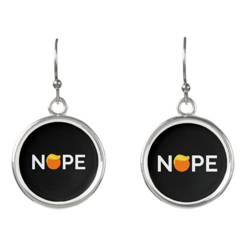 Anti_Trump _ Nope Edition Earrings