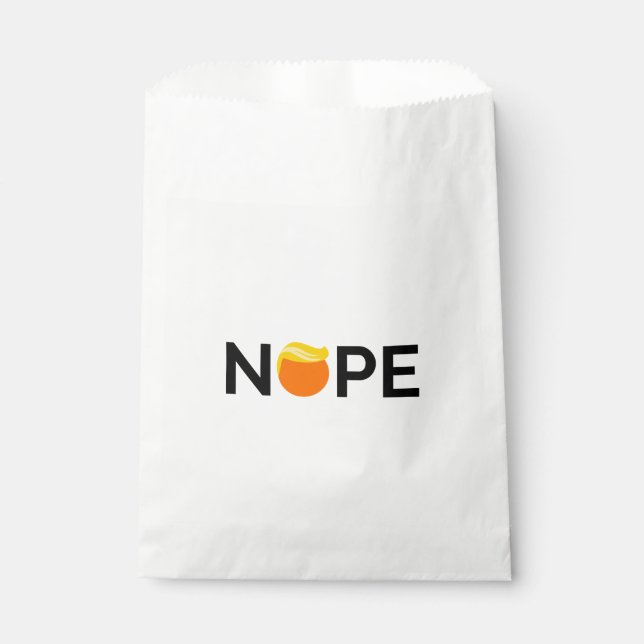 Anti-Trump - Nope Edition Favor Bag (Front)