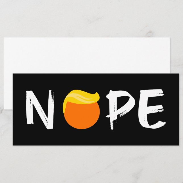 Anti-Trump - Nope Edition II Invitation (Front/Back)