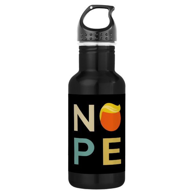 Anti-Trump - Nope Edition III Stainless Steel Water Bottle (Front)