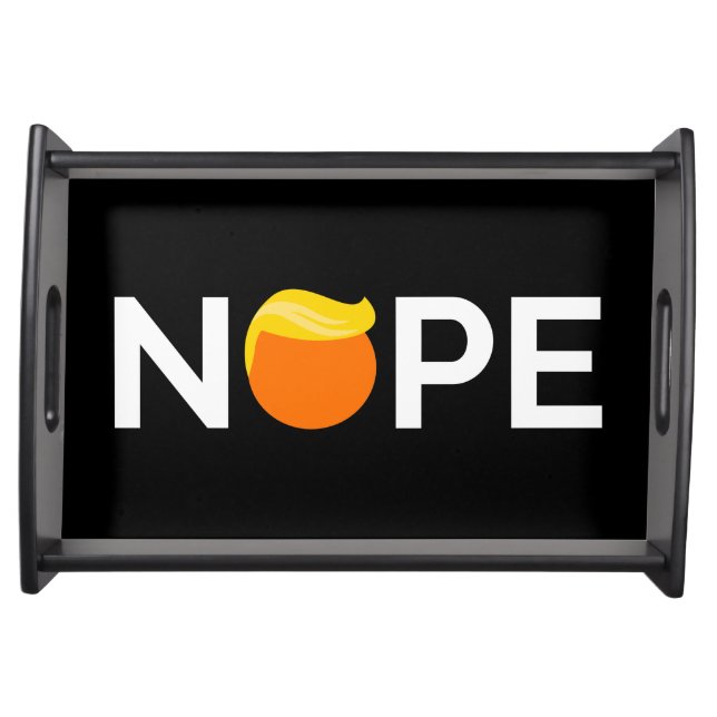 Anti-Trump - Nope Edition Serving Tray (Front)