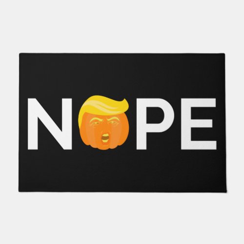 Anti_Trump _ Nope Halloween Edition I Doormat