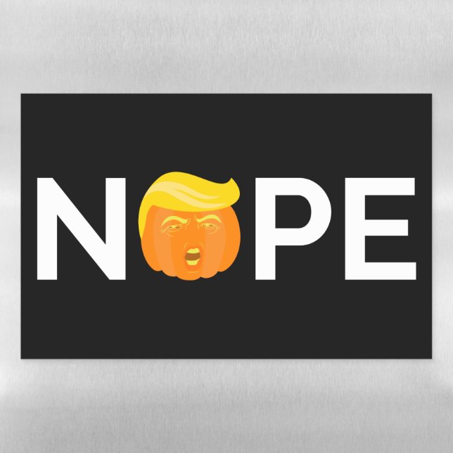 Anti-Trump - Nope Halloween Edition I Magnetic Dry Erase Sheet (Horizontal)