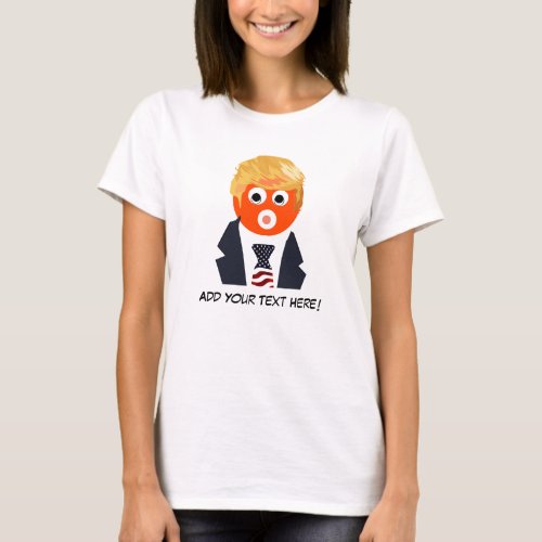 Anti_trump Orange Potus funny face t_shirt
