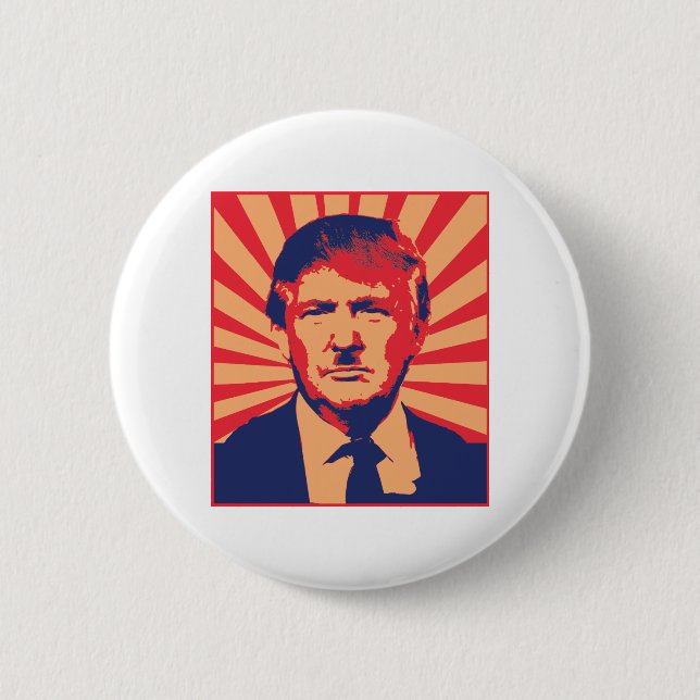 Anti-Trump Pinback Button (Front)