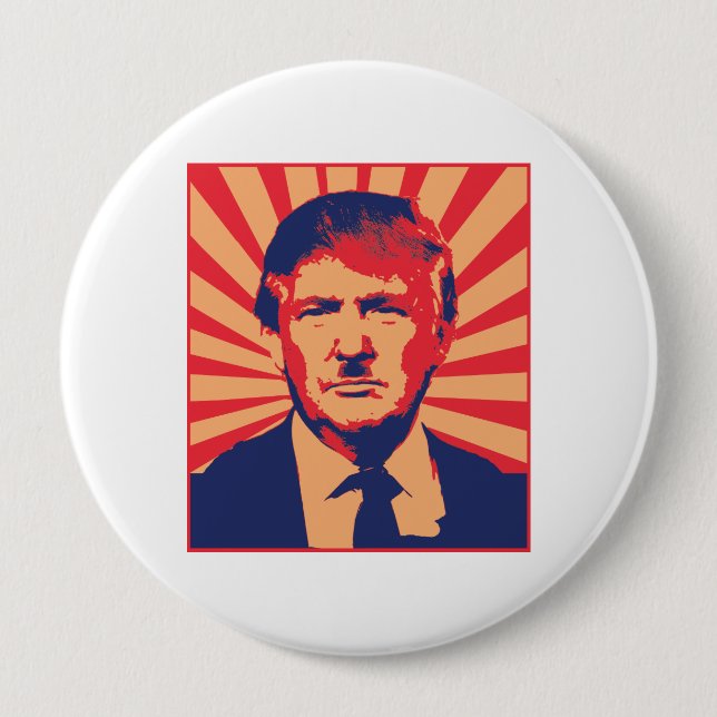 Anti-Trump Pinback Button (Front)
