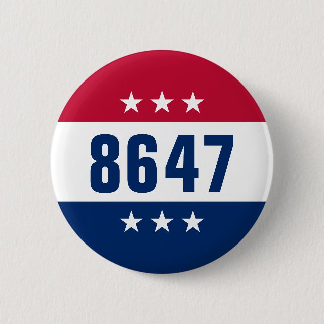 Anti-Trump Political Opinion Button (Front)