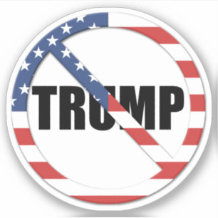 Anti-Trump Pro-Democracy Sticker