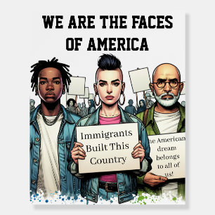 Anti-Trump Protest Sign   Pro Immigrant
