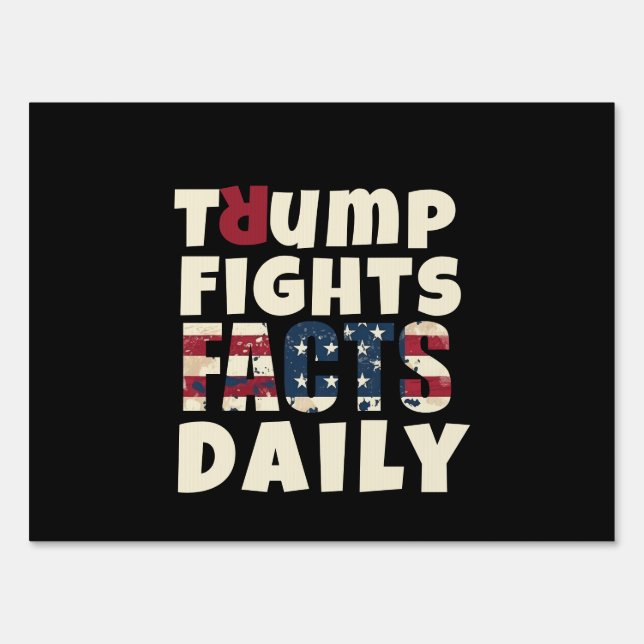 Anti trump protest slogan flag black sign (Front)