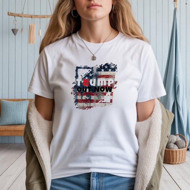 Anti trump protest slogan flag T-Shirt (Anti trump protest slogan flag T-Shirt)