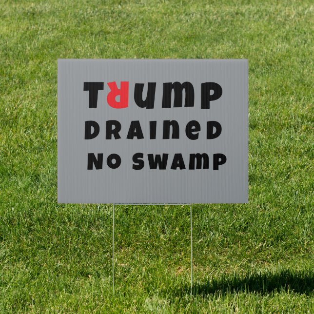 Anti trump protest slogan gray red black sign (Insitu)