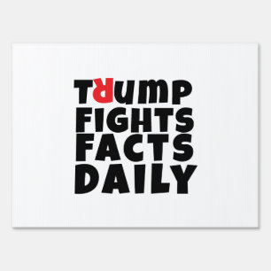 Anti trump protest slogan sign