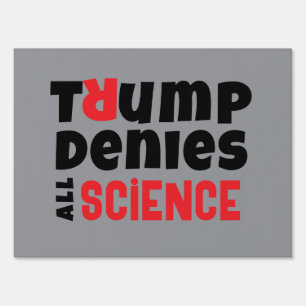 Anti trump protest slogan sign