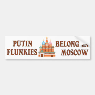 Anti Trump Putin Russia  Bumper Sticker