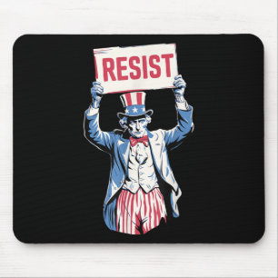 Anti-trump Resist Not My President 4th Of July Unc Mouse Pad