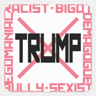 Anti-Trump Sq Sticker