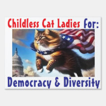 Anti-Trump: stand-out (2-sided)t sign