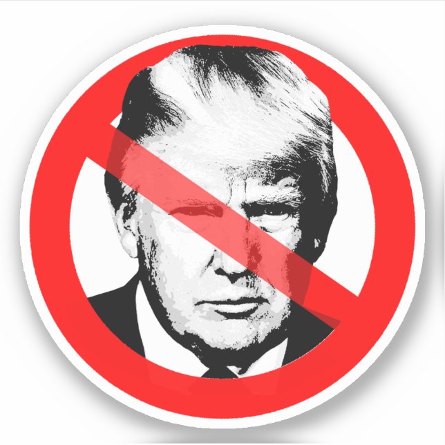Anti Trump Sticker (Front)